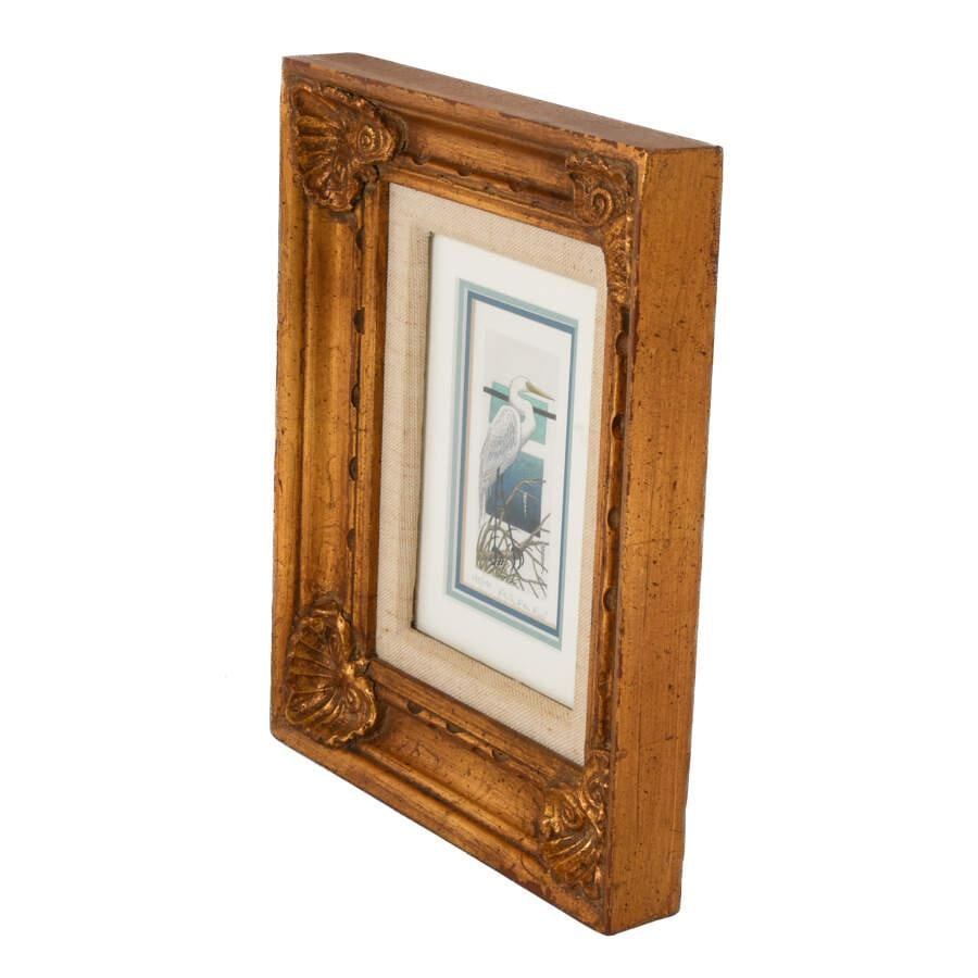 Late 20th Century Framed Lithograph by Rolly Ray Reel of a Heron Signed and Numbered 48/50 - 3