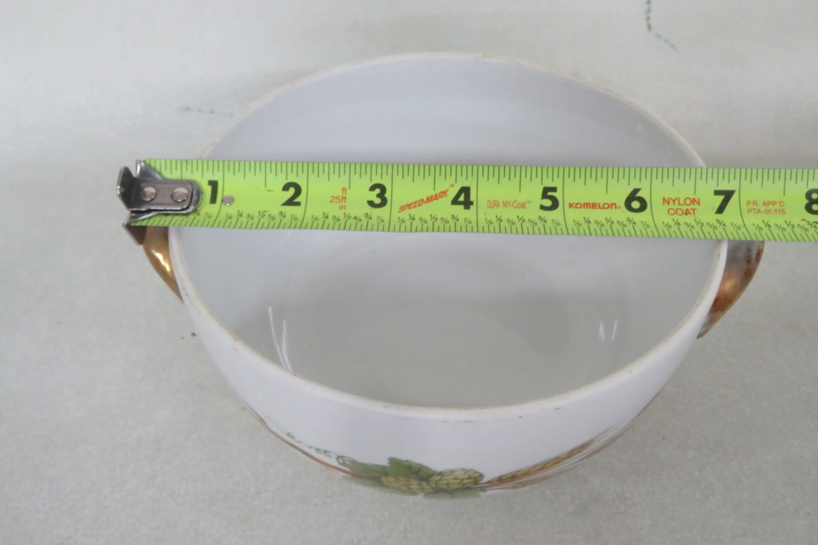 Royal Worcester Evesham Asparagus Wheat Gold Handles Porcelain Casserole With Lid 4449b - 14