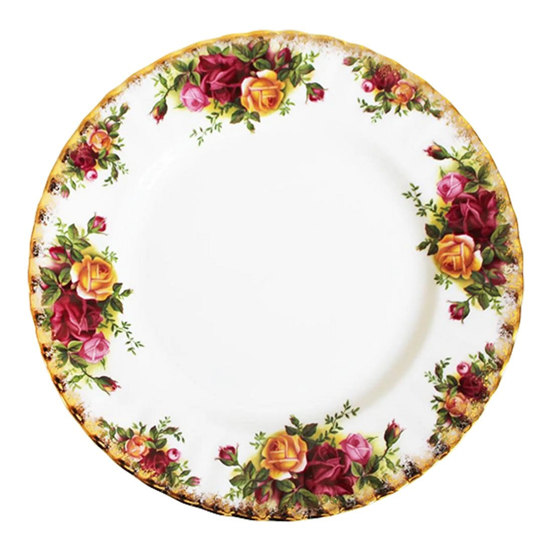 Royal Albert Old Country Roses Bread & Butter Plate - Made in England: Royal Albert, Old Country Roses pattern bread plate 7 1/8" Old Country Roses is Royal Albert's most successful pattern and collector's love to add to their collection.. Made of Fine Bone China with 22
