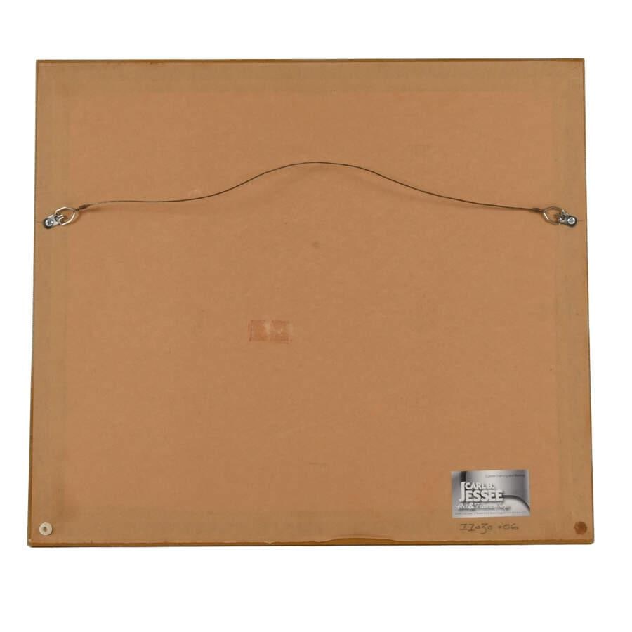 Framed A. McKenzi Floral Still Life Pansies Pastel - 6