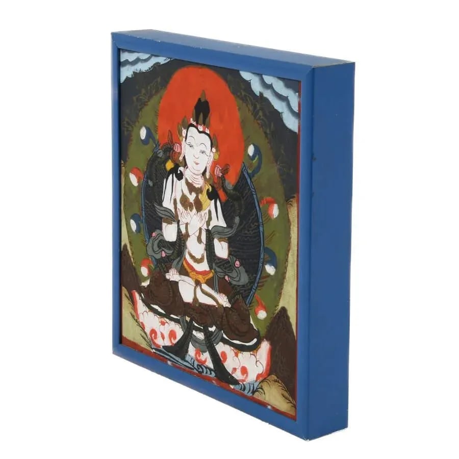 Tibetan Thangka Painting on Cloth of Dorje Sempa - 3