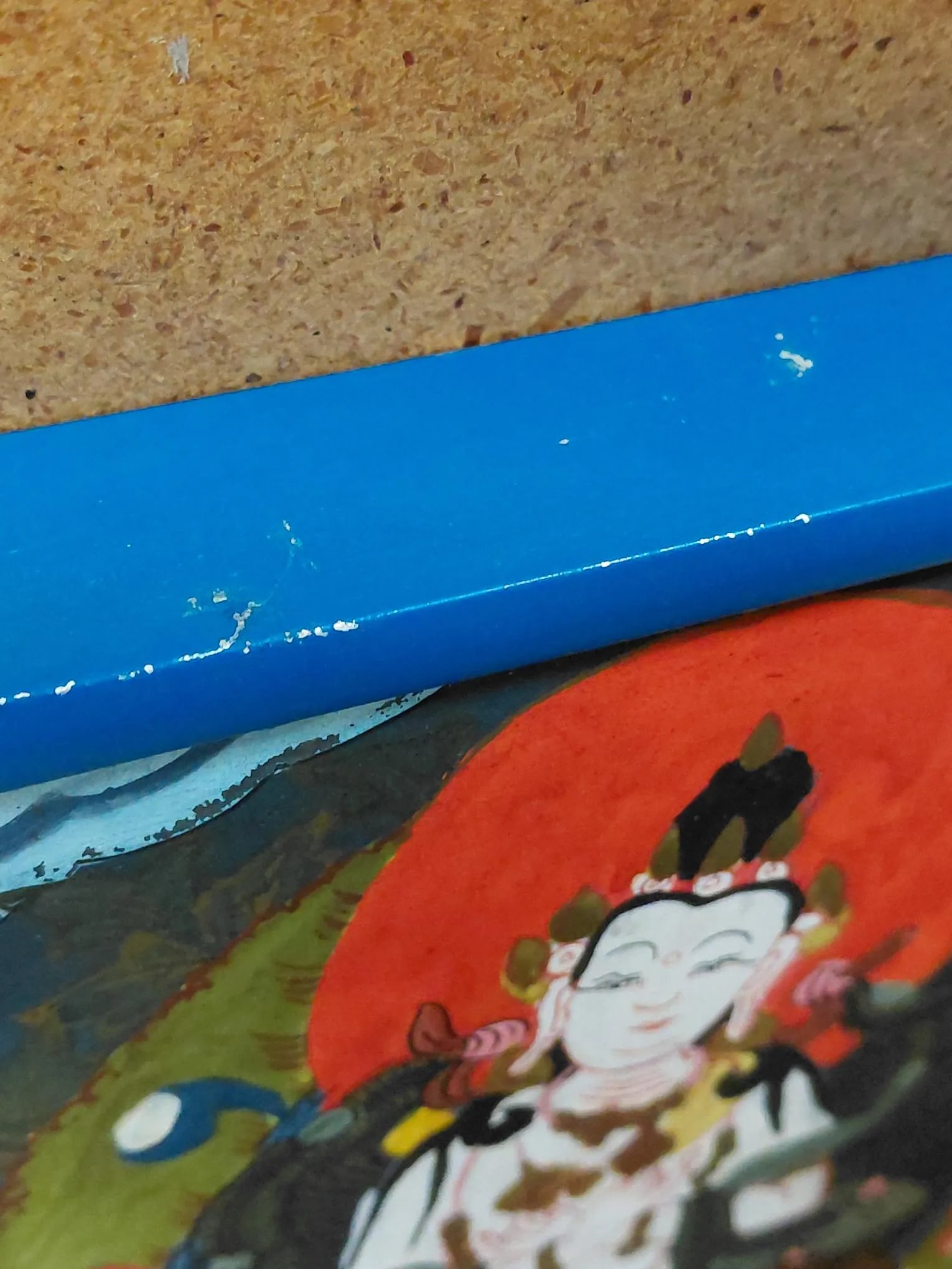 Tibetan Thangka Painting on Cloth of Dorje Sempa - 8