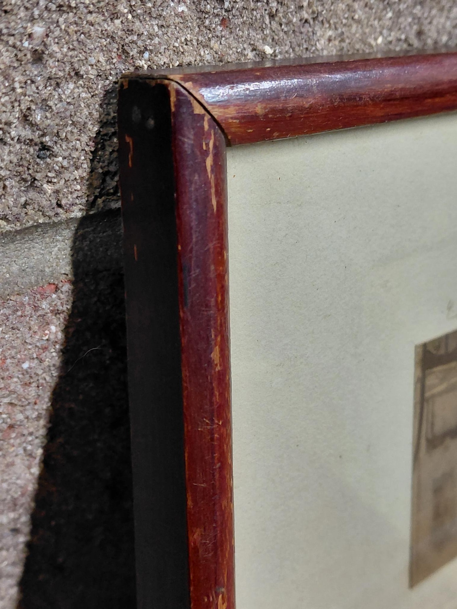 Framed Signed Wallace Nutting Hand-Colored Print - 8