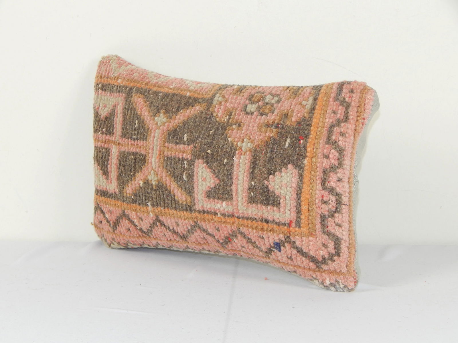 Turkish Lumbar Rug Pillow Cover - 2