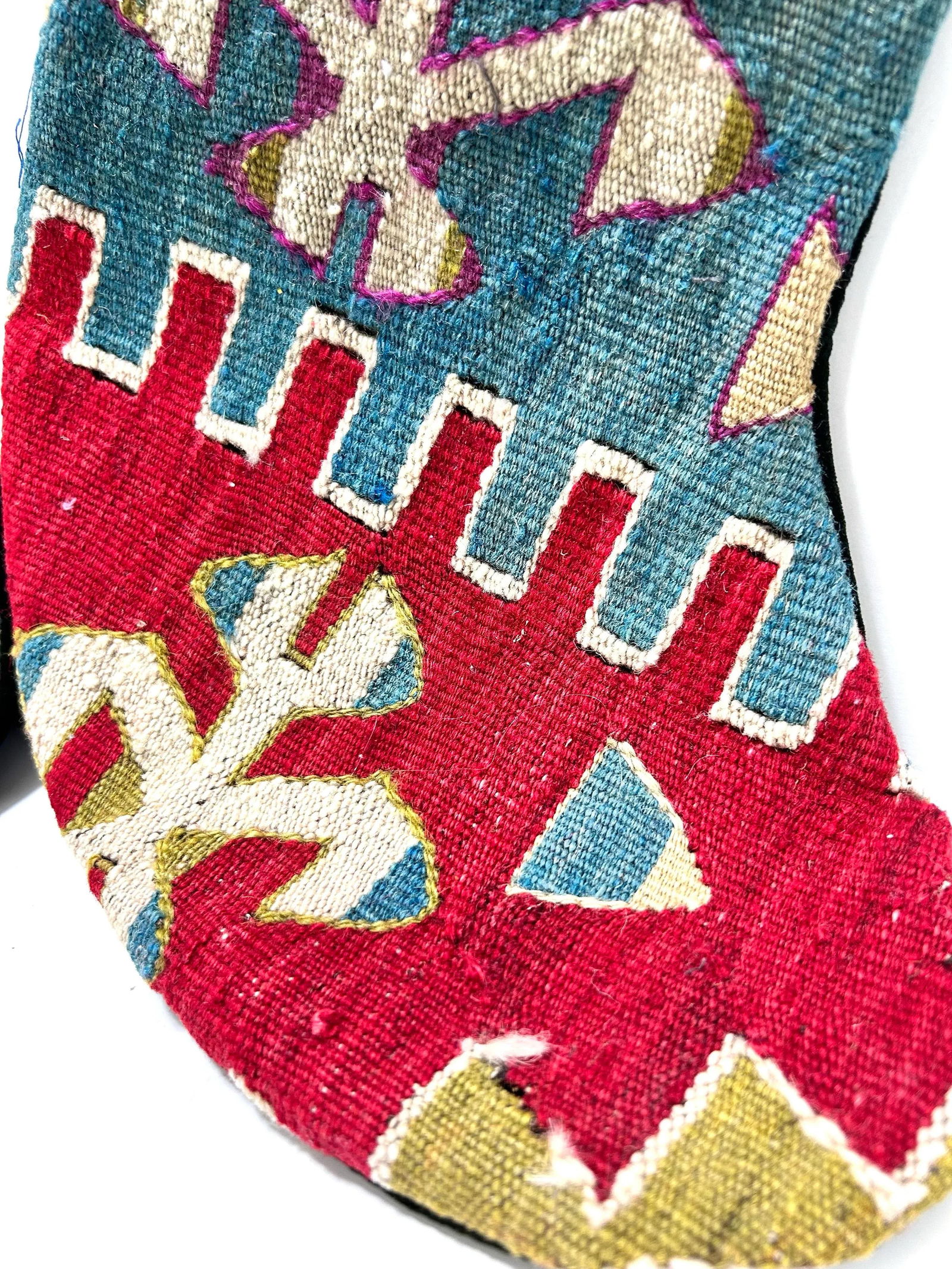 Turkish Kilim Rug Christmas Stockings - A Set of 2 - 2