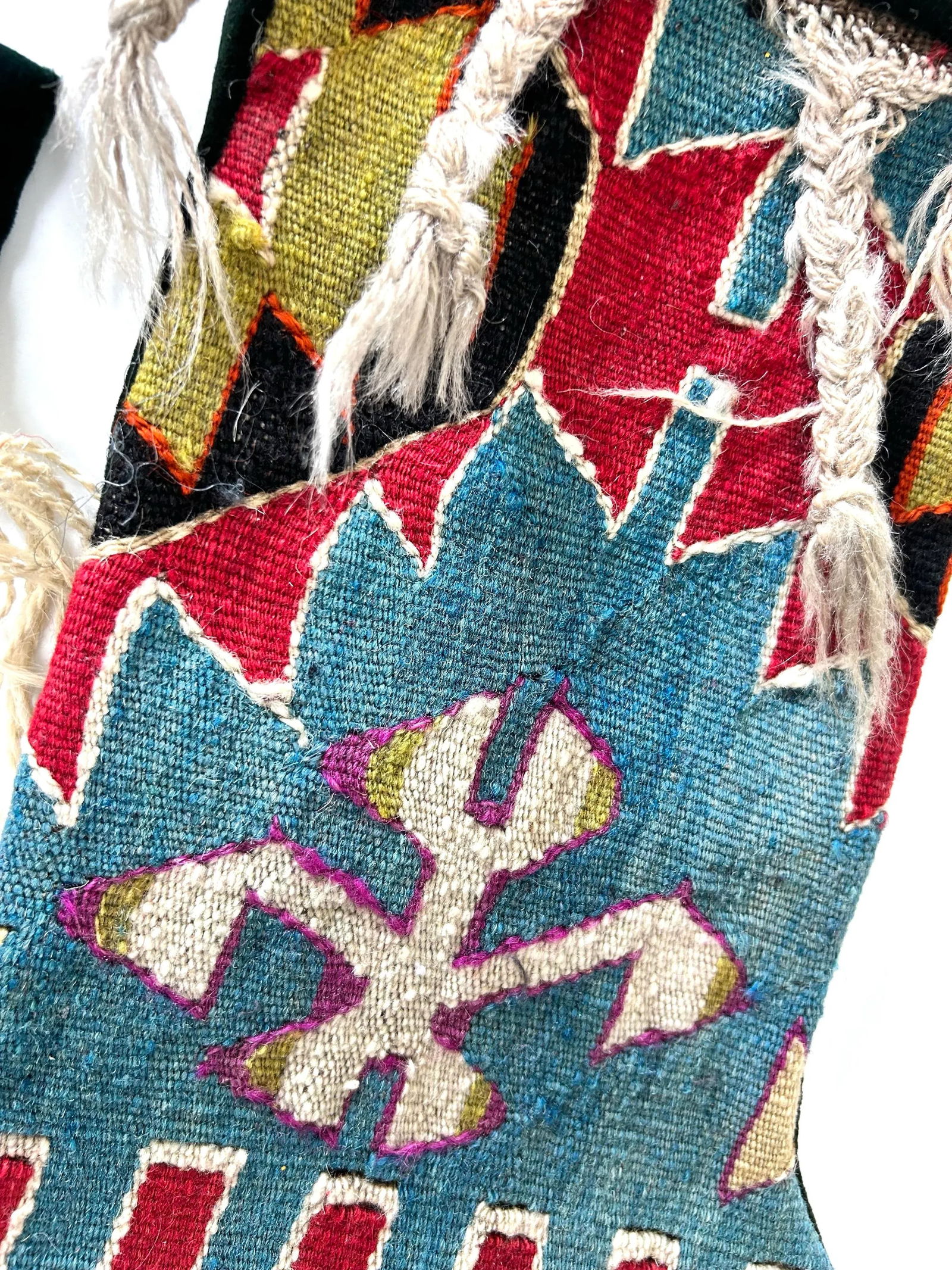 Turkish Kilim Rug Christmas Stockings - A Set of 2 - 4