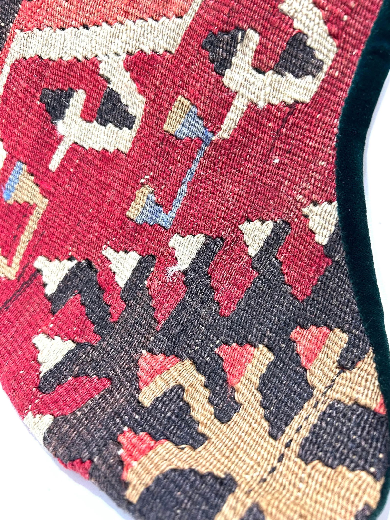 Turkish Kilim Rug Christmas Stockings - A Set of 2 - 6