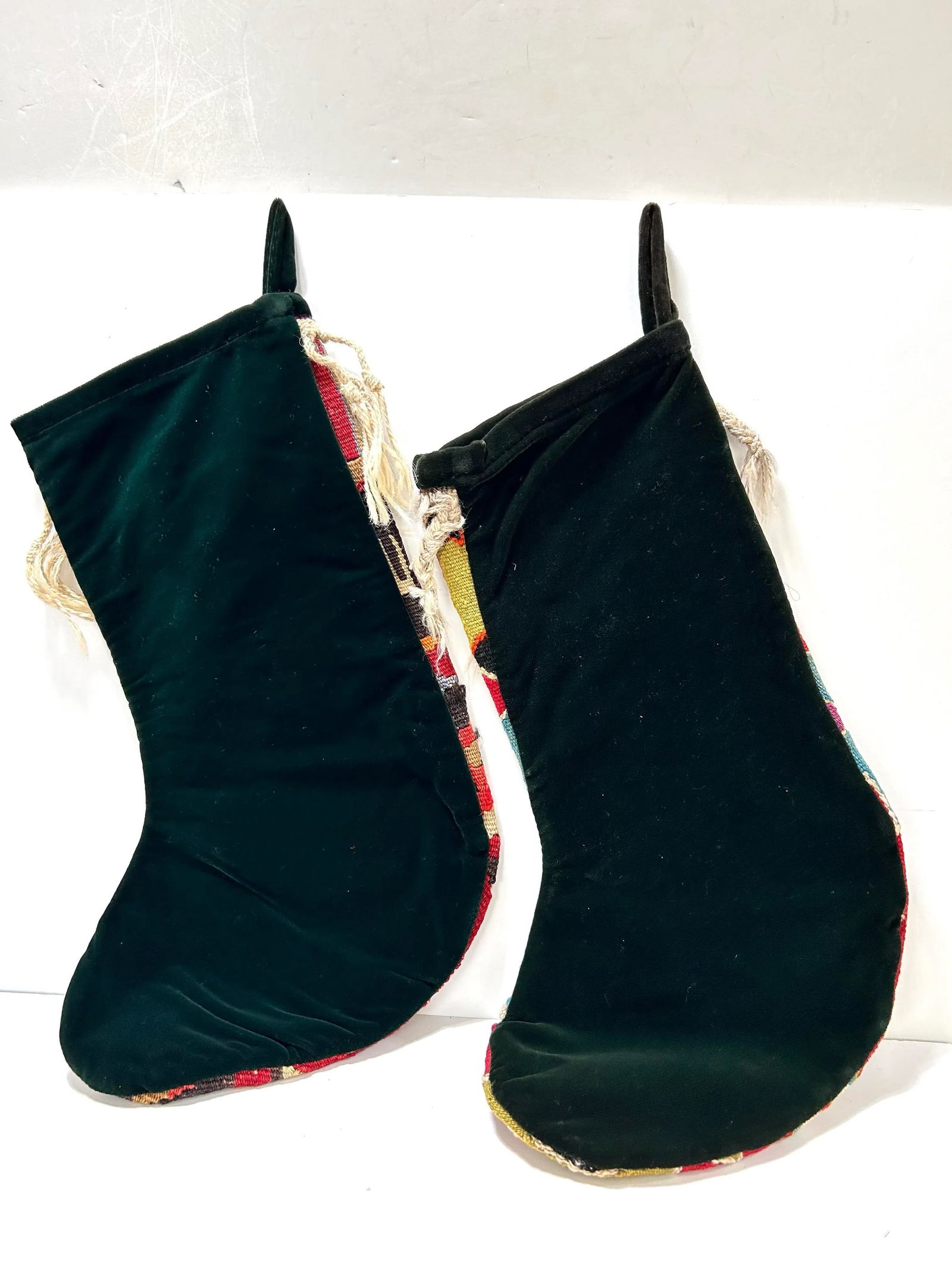 Turkish Kilim Rug Christmas Stockings - A Set of 2 - 8