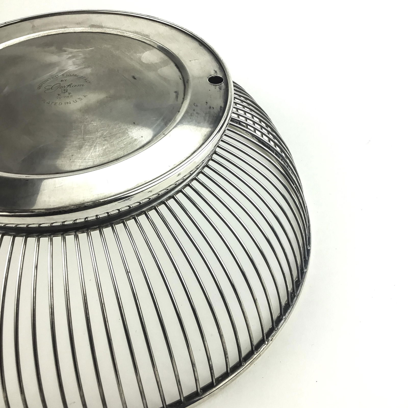 Gorham Mid Century Wire Bread Basket - 6