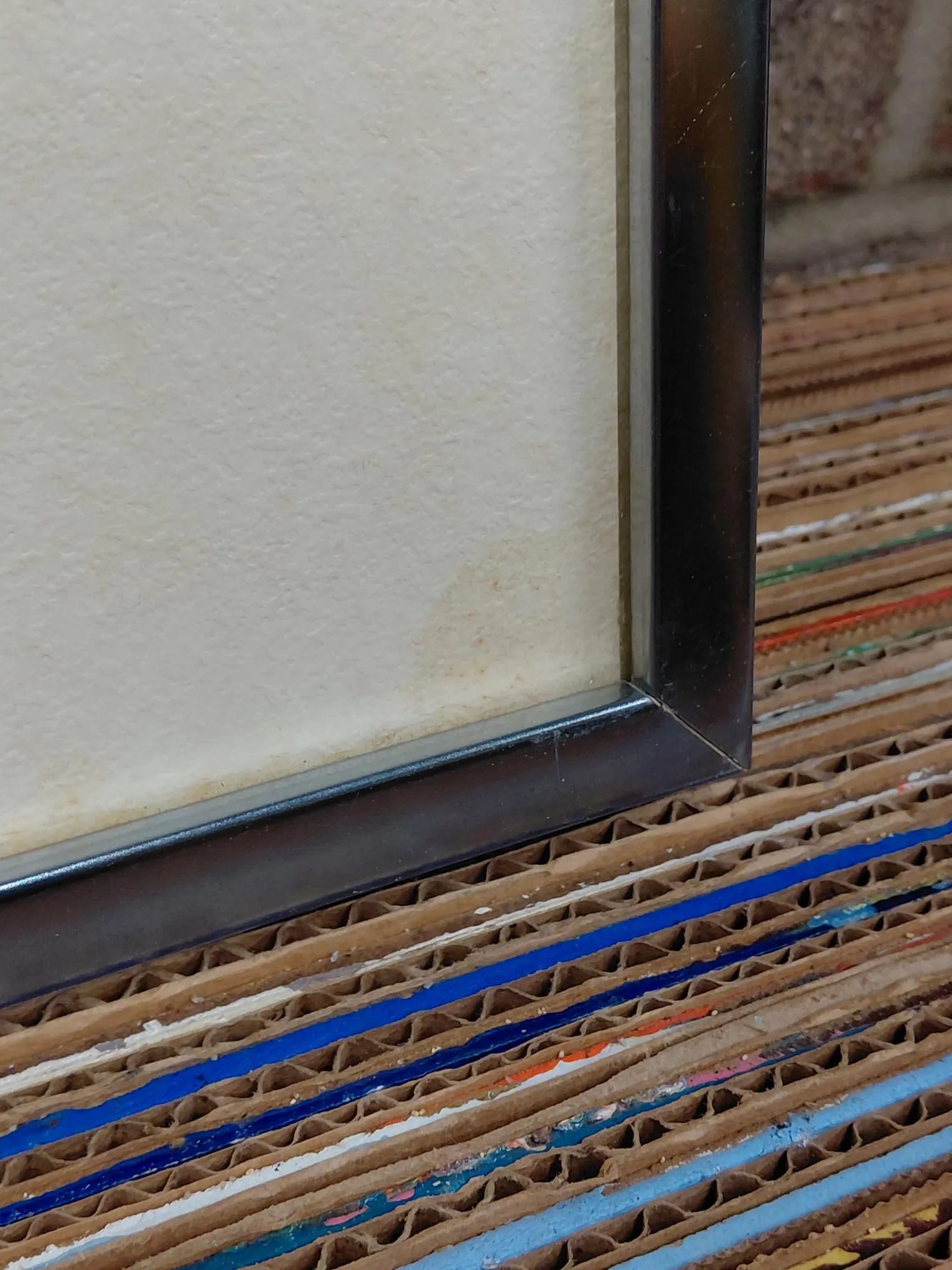 Framed Signed J. Akston "Wreckage on the High Sea, 1974" Acrylic & Oil on Paper - 12