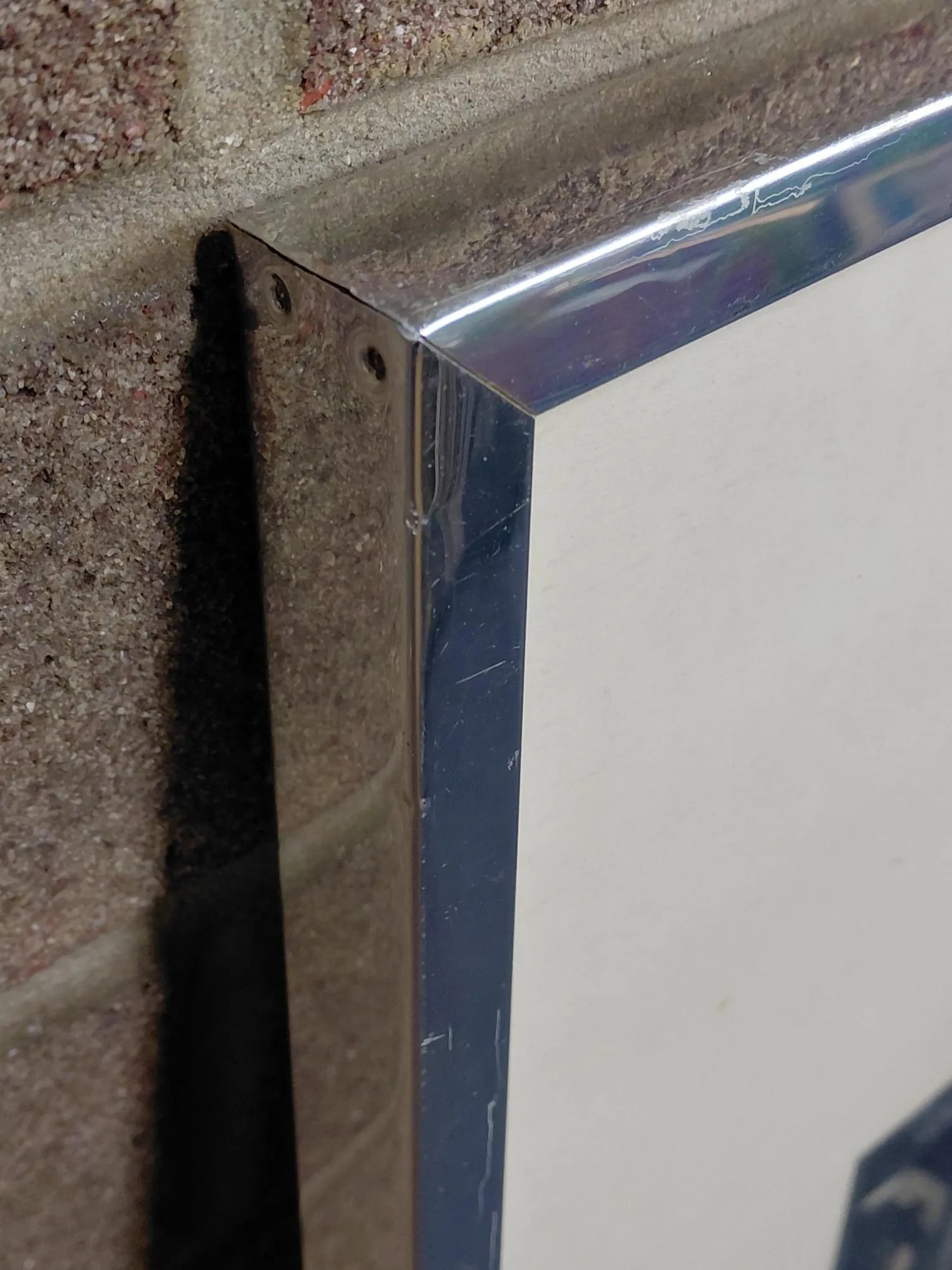 Framed Signed J. Akston "Sea Calligraphy, 1970" Oil on Paper - 8