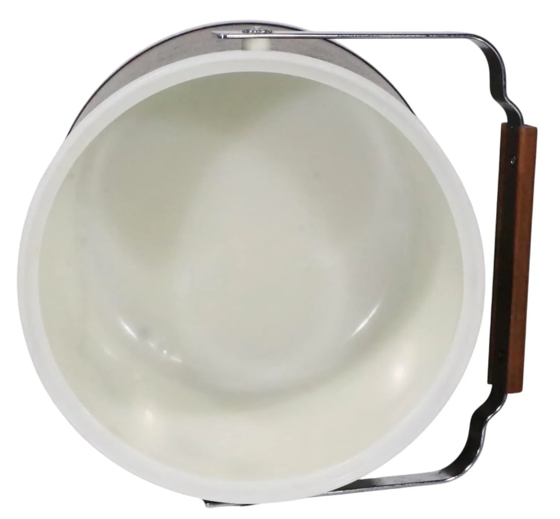 Mid 20th Century Mid Century Atapco Faux Wood and Chrome Ice Bucket - 3