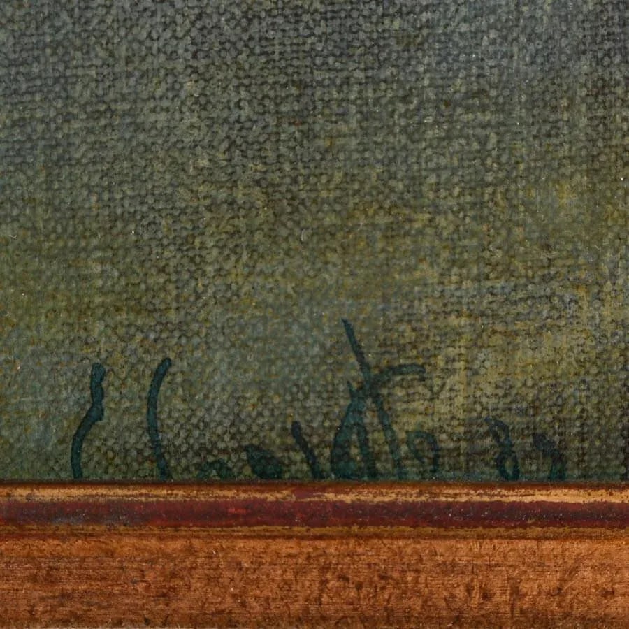 Framed Signed E. Crosatto Oil on Canvas "Naturaleza Muerta" - 5