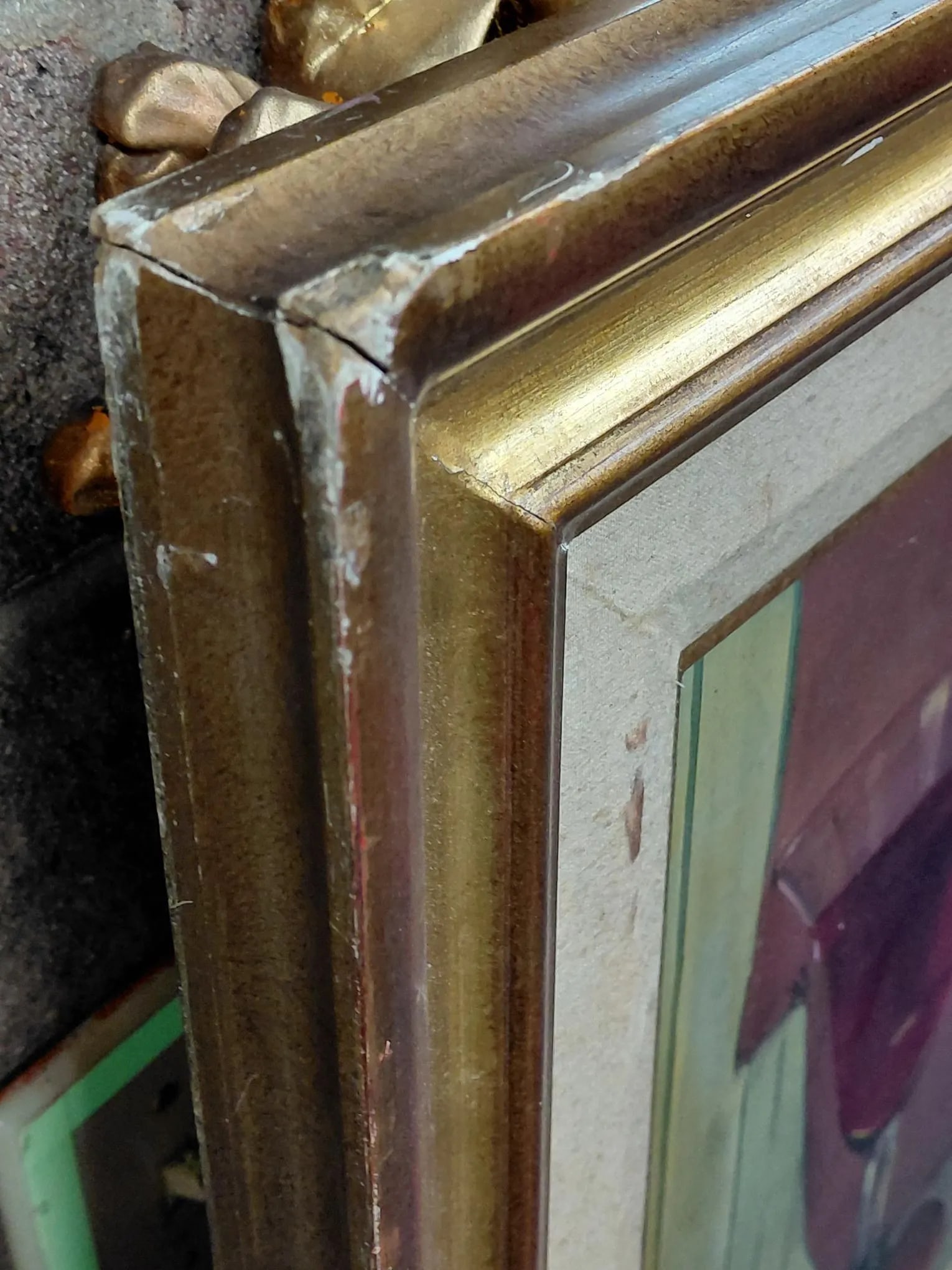 Framed Signed E. Crosatto Oil on Canvas "Naturaleza Muerta" - 9