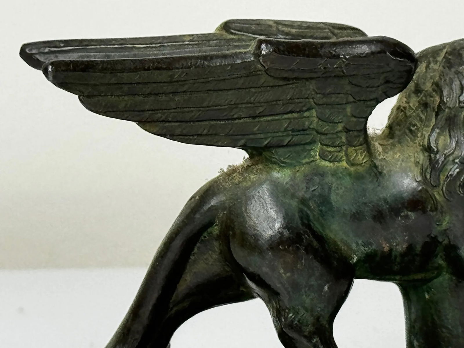 Italian Neoclassical Bronze Winged Lion of Saint Mark Venetian Grand Tour - 13