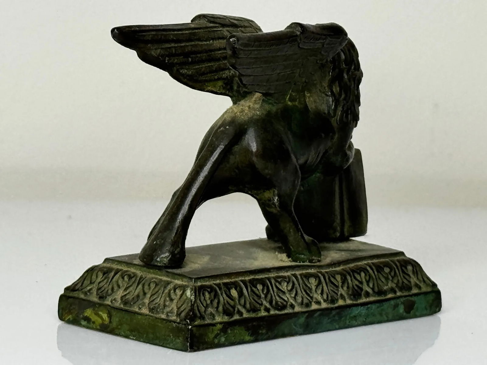 Italian Neoclassical Bronze Winged Lion of Saint Mark Venetian Grand Tour - 6