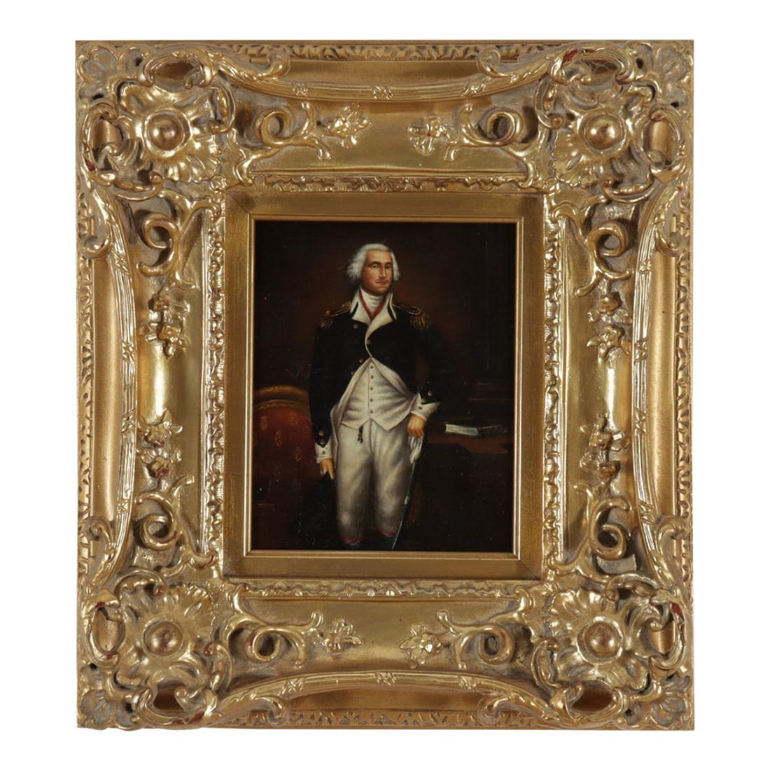Early 19th Century Oil Portrait of a French Gentleman General in Gilt Frame (1 of 6)