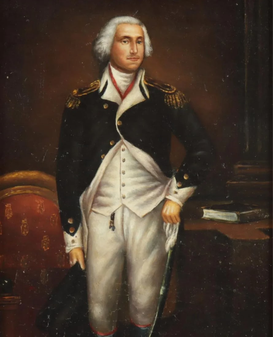 Early 19th Century Oil Portrait of a French Gentleman General in Gilt Frame - 4