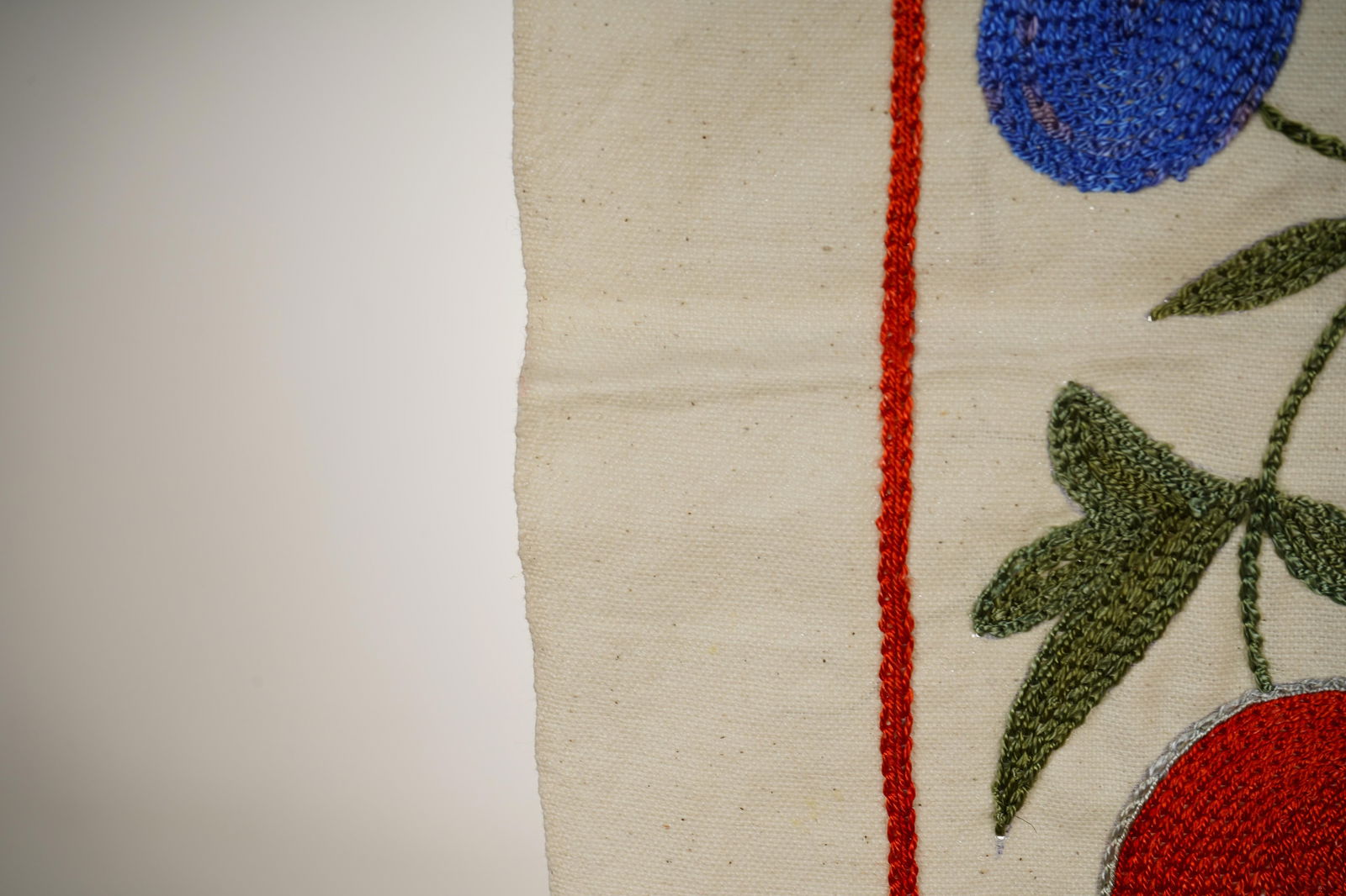 Suzani Duck Tapestry - Tribal Textile 1'6'' X 3' - 5