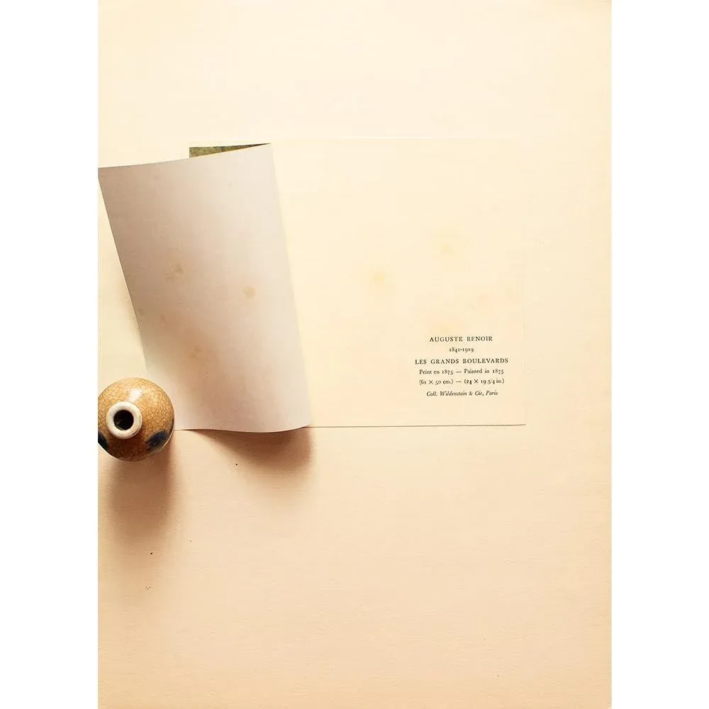 1944 "The Great Boulevards" Vintage French Offset Lithograph After Auguste Renoir - 3