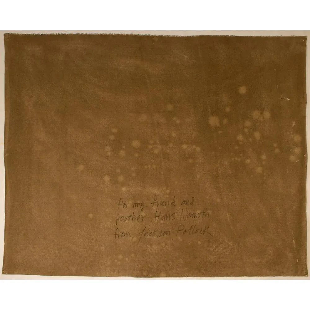 XL "Composition" Abstract Expressionist Mixed-Media Drip Painting in the Style of Jackson Pollock - 10