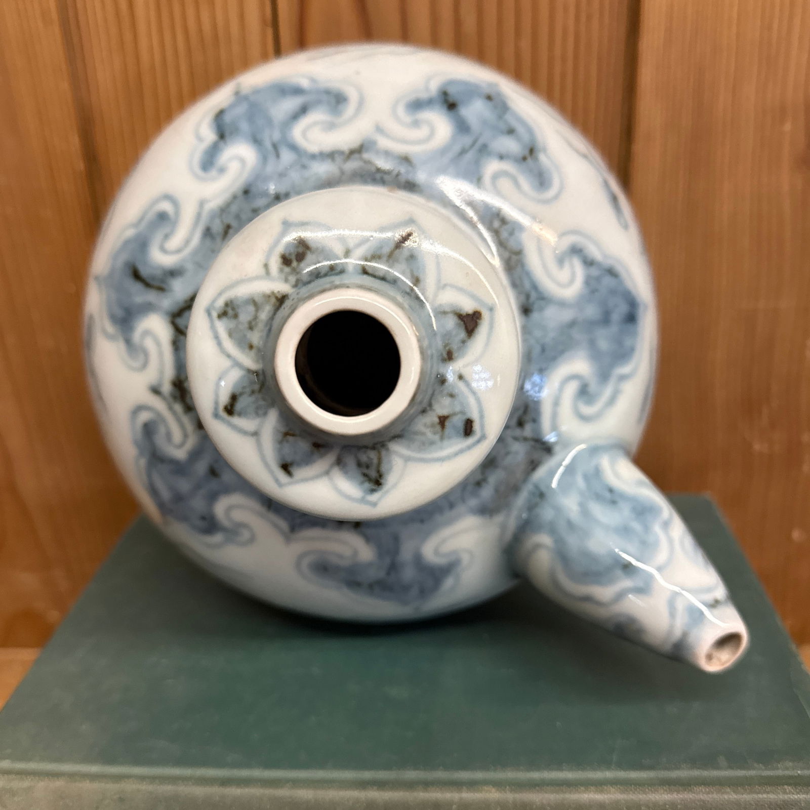 Kendi Dragon Motif Pouring Vessel Antique Asian Ceramic - 8