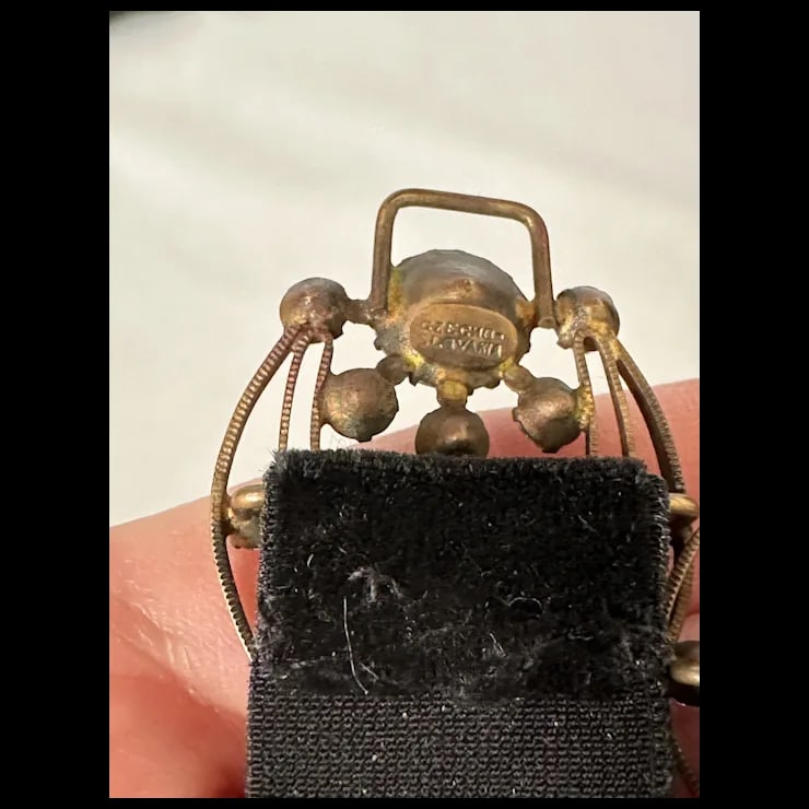 Early 20th Century Czech Rhinestone Choker - 5