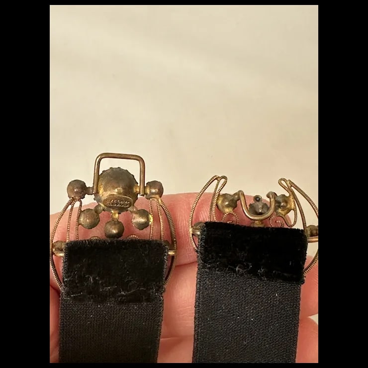 Early 20th Century Czech Rhinestone Choker - 7