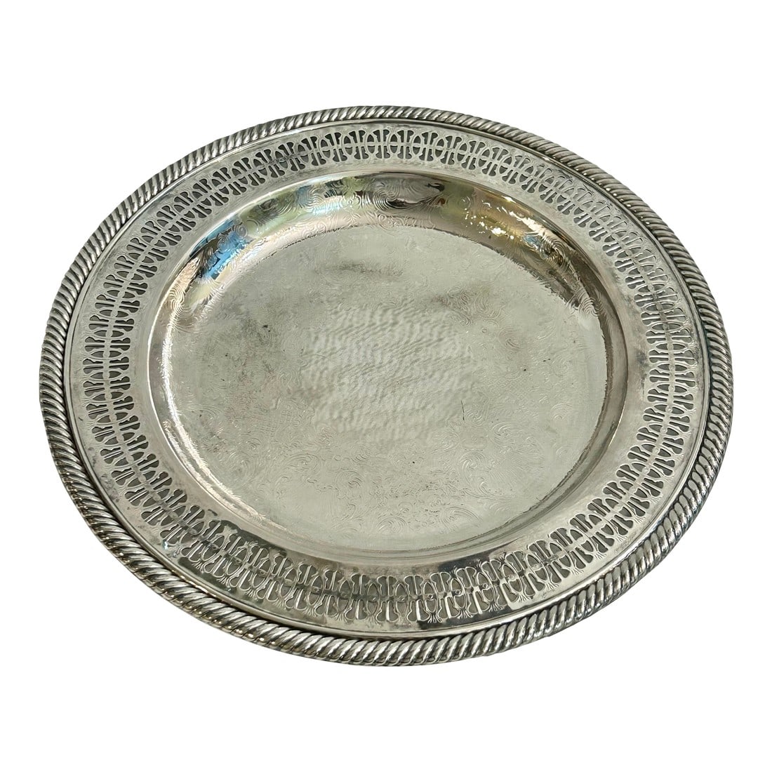Vintage International Silver Co Silverplate 10" Dish or Tray (1 of 9)