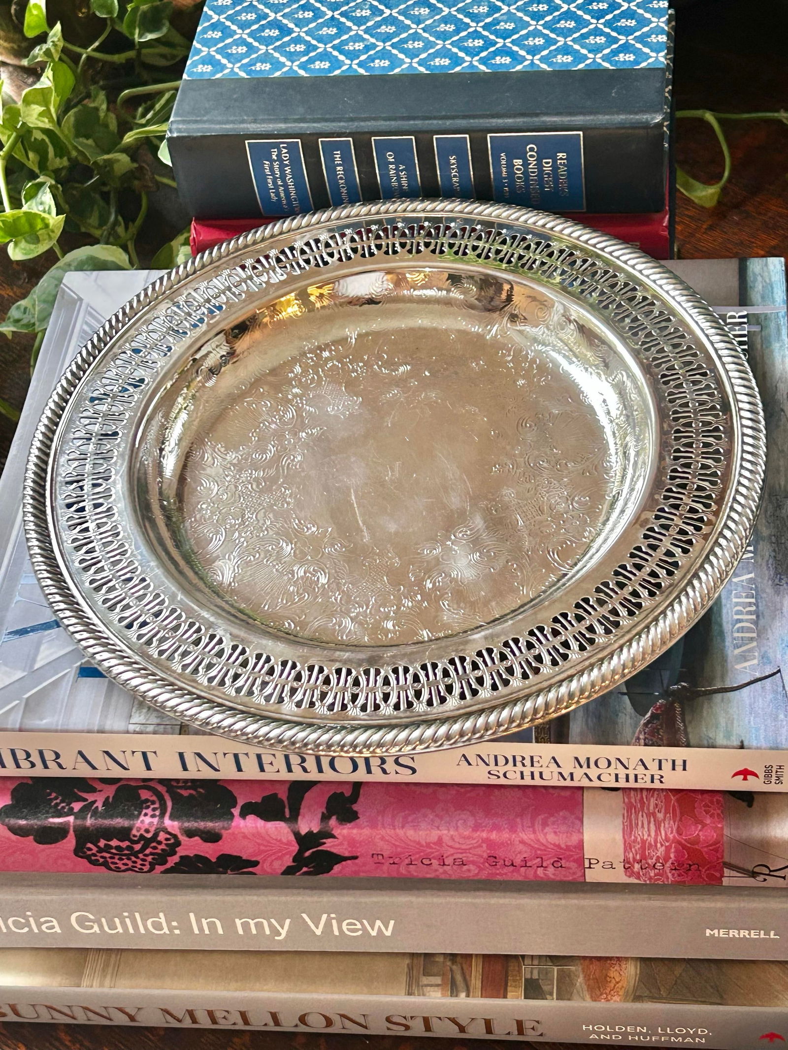 Vintage International Silver Co Silverplate 10" Dish or Tray - 2