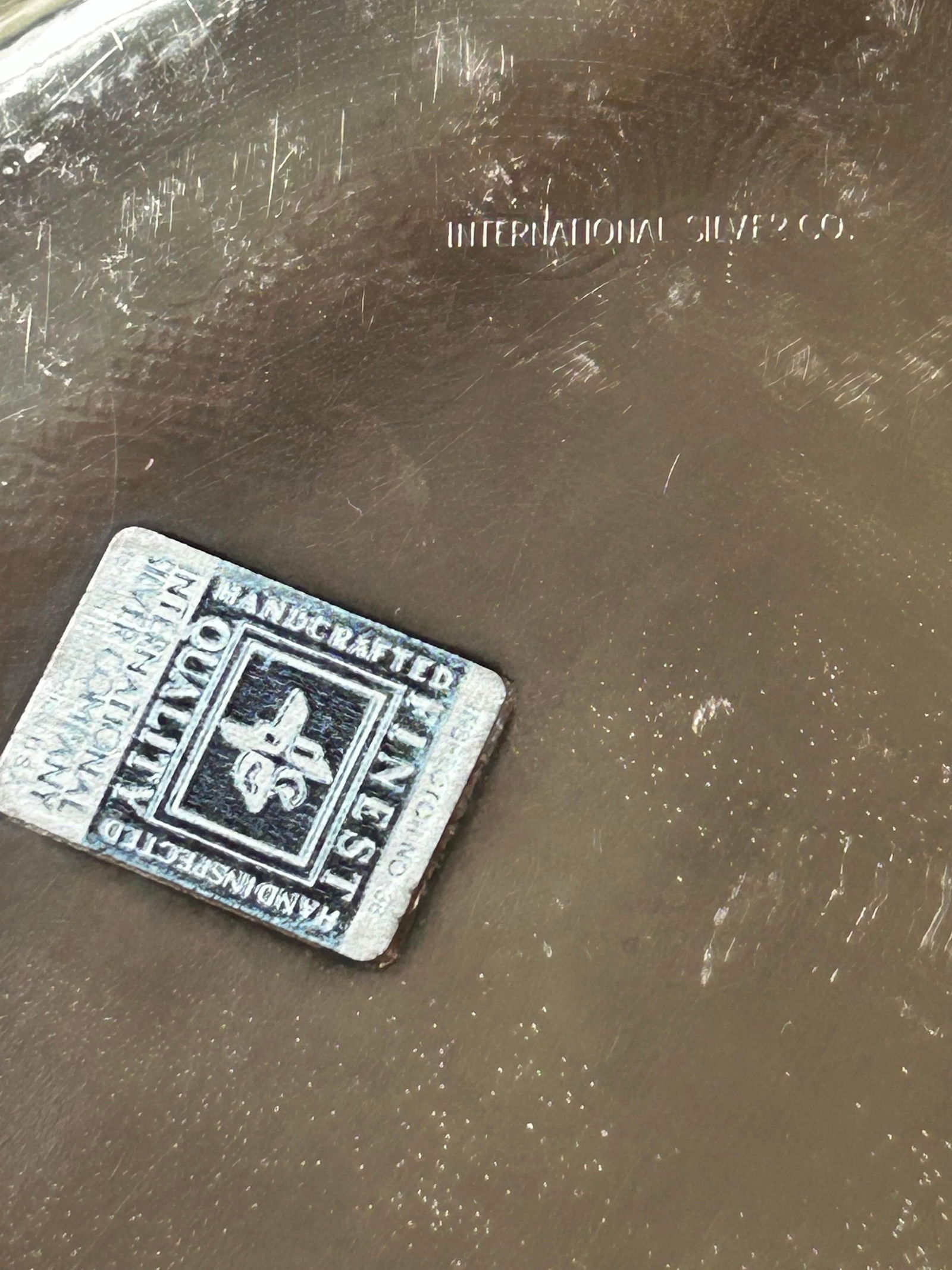 Vintage International Silver Co Silverplate 10" Dish or Tray - 9