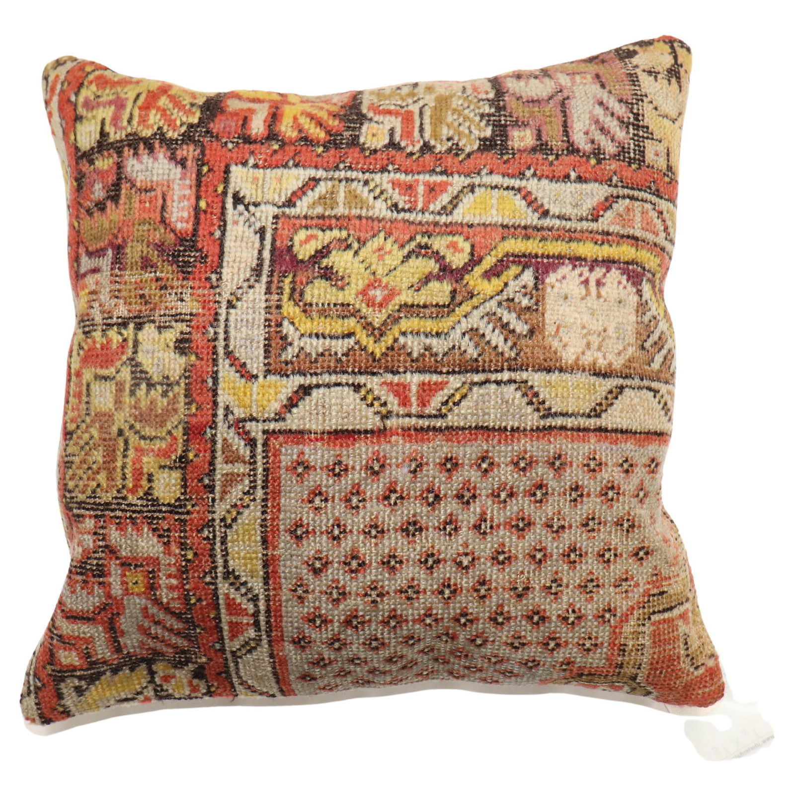 Zabihi Collection Turkish Oushak Large Rug Pillow - 10
