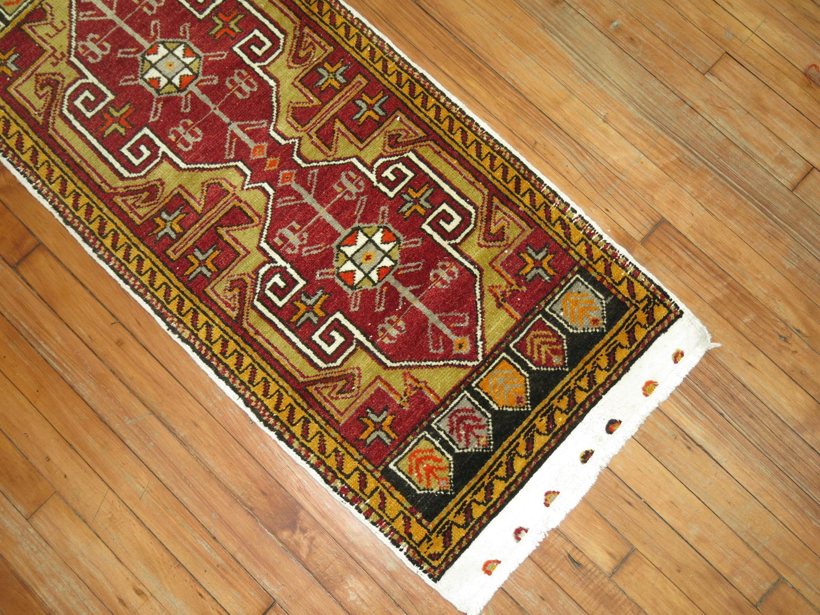 Antique Zabihi Collection Mini Turkish Small Runner - 2