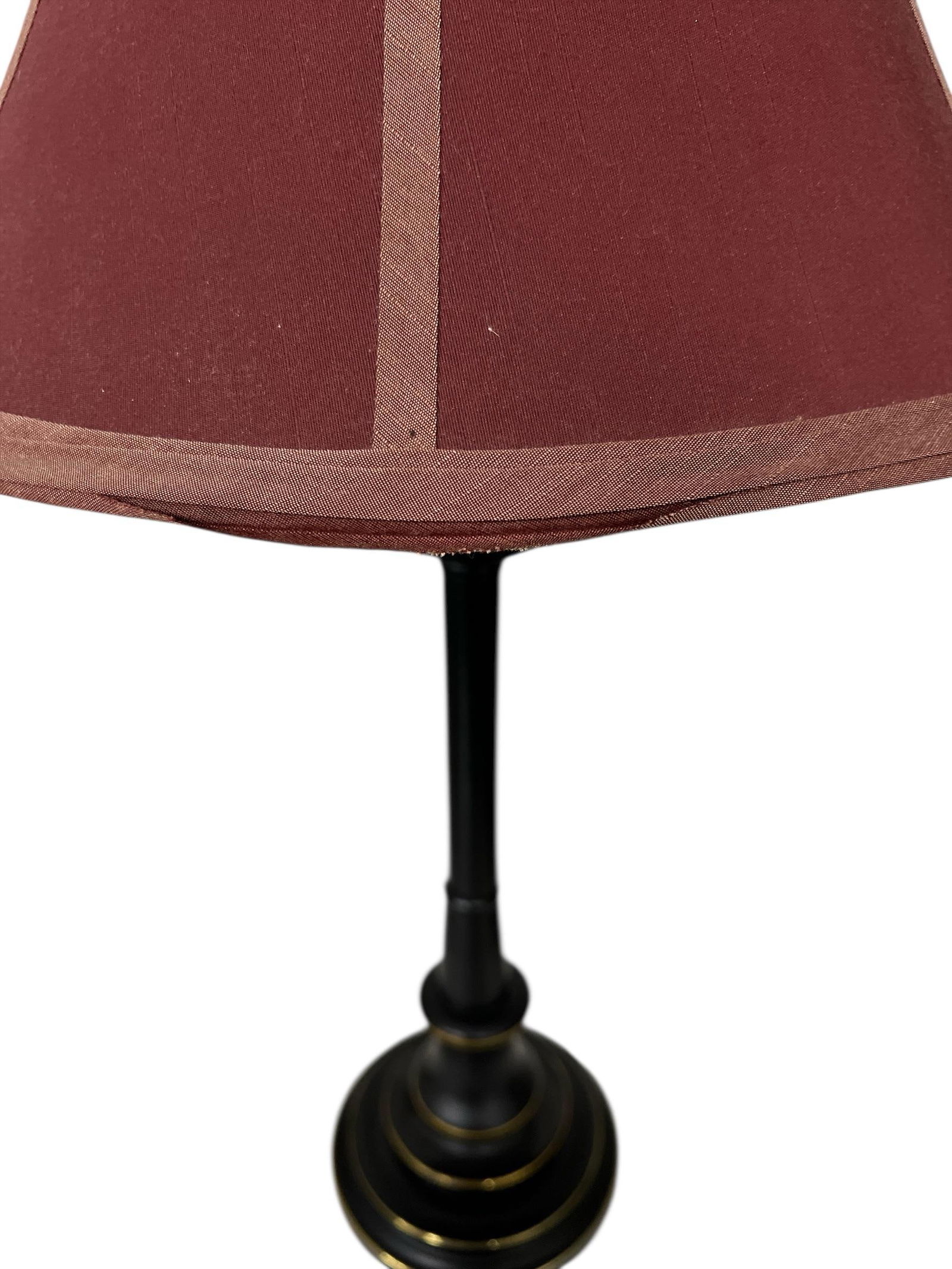 Vintage Stiffel Candlestick Lamp in Bronze Finish - 9