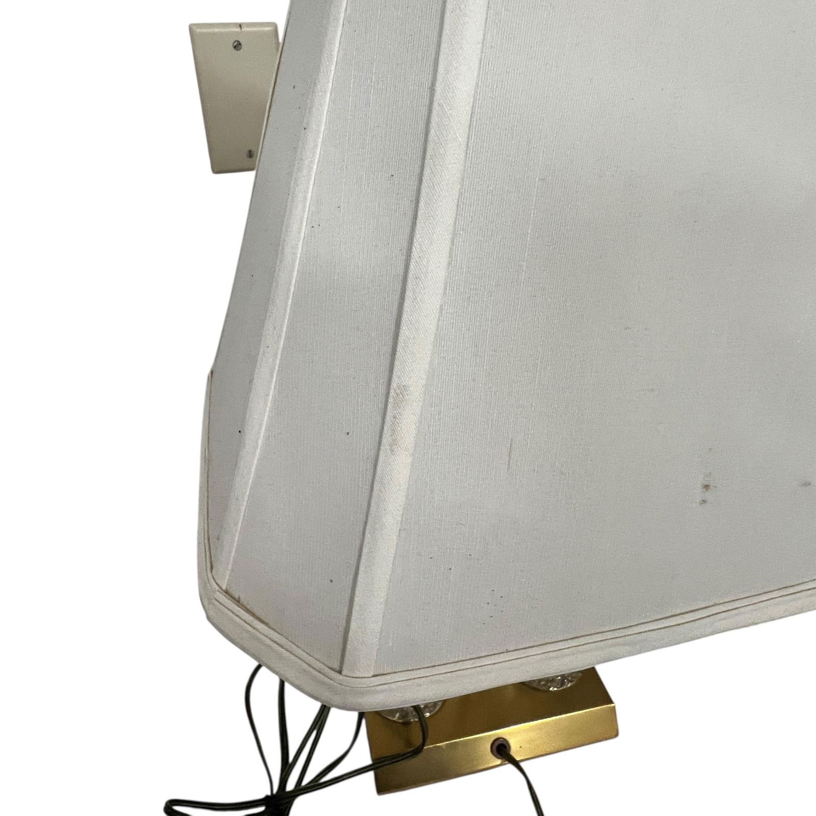 Vintage Brass and Blown Glass Bouillotte Style Lamp - 4