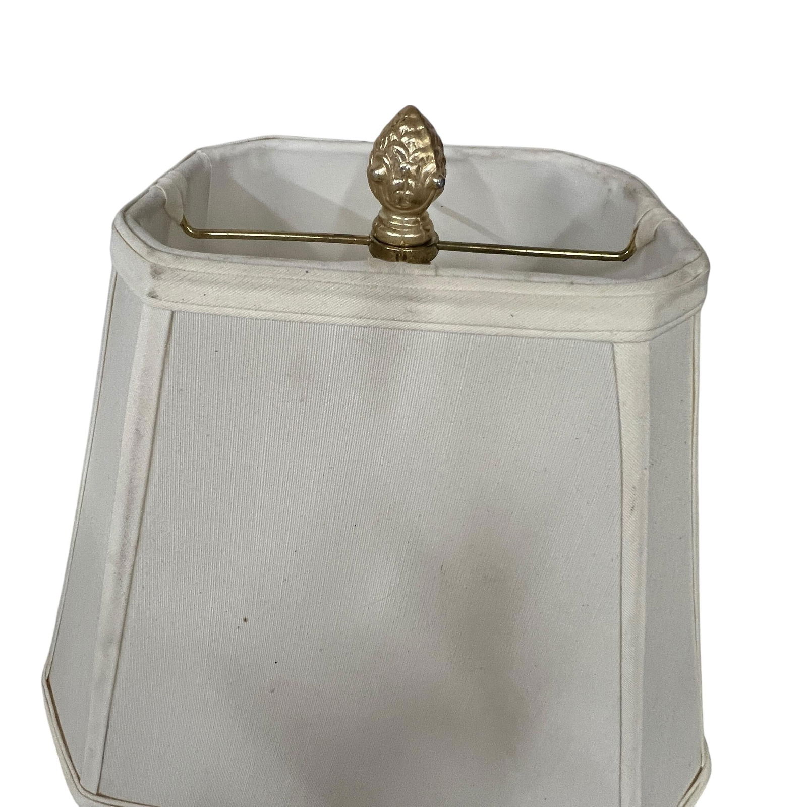 Vintage Brass and Blown Glass Bouillotte Style Lamp - 5