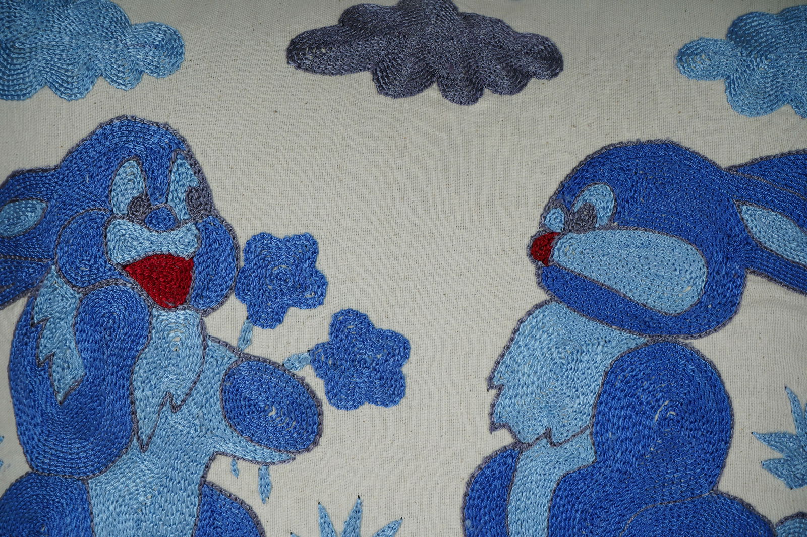 Uzbek Suzani Pillow Cover - A Pair - 4