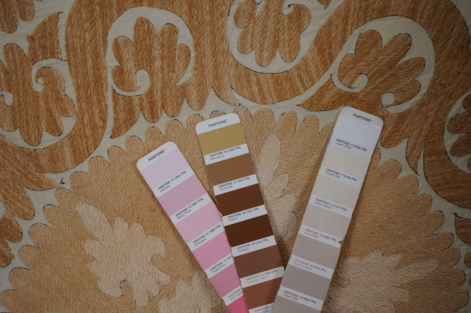 Uzbek Suzani Centerpiece Fabric, Hand Embroidered Table Textile 4'4'' X 4'5'' - 10