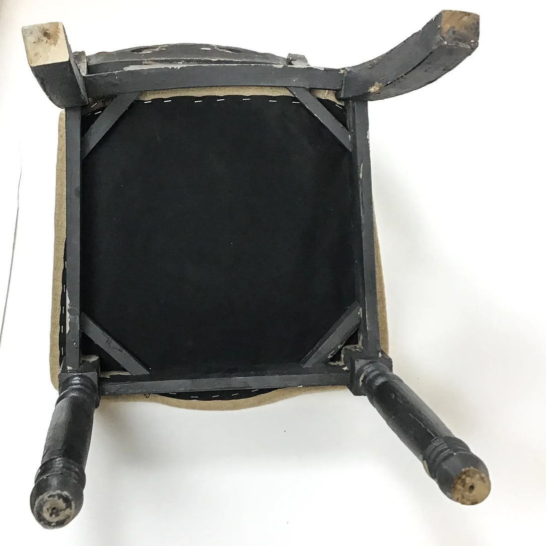 Rustic Distressed Wood Side Chair - 9