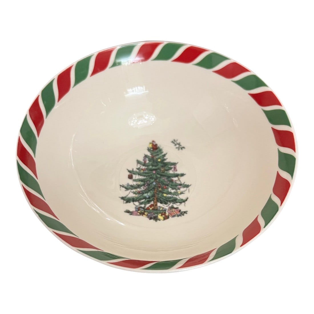 Vintage Candy Cane Bowl by Spode (1 of 3)