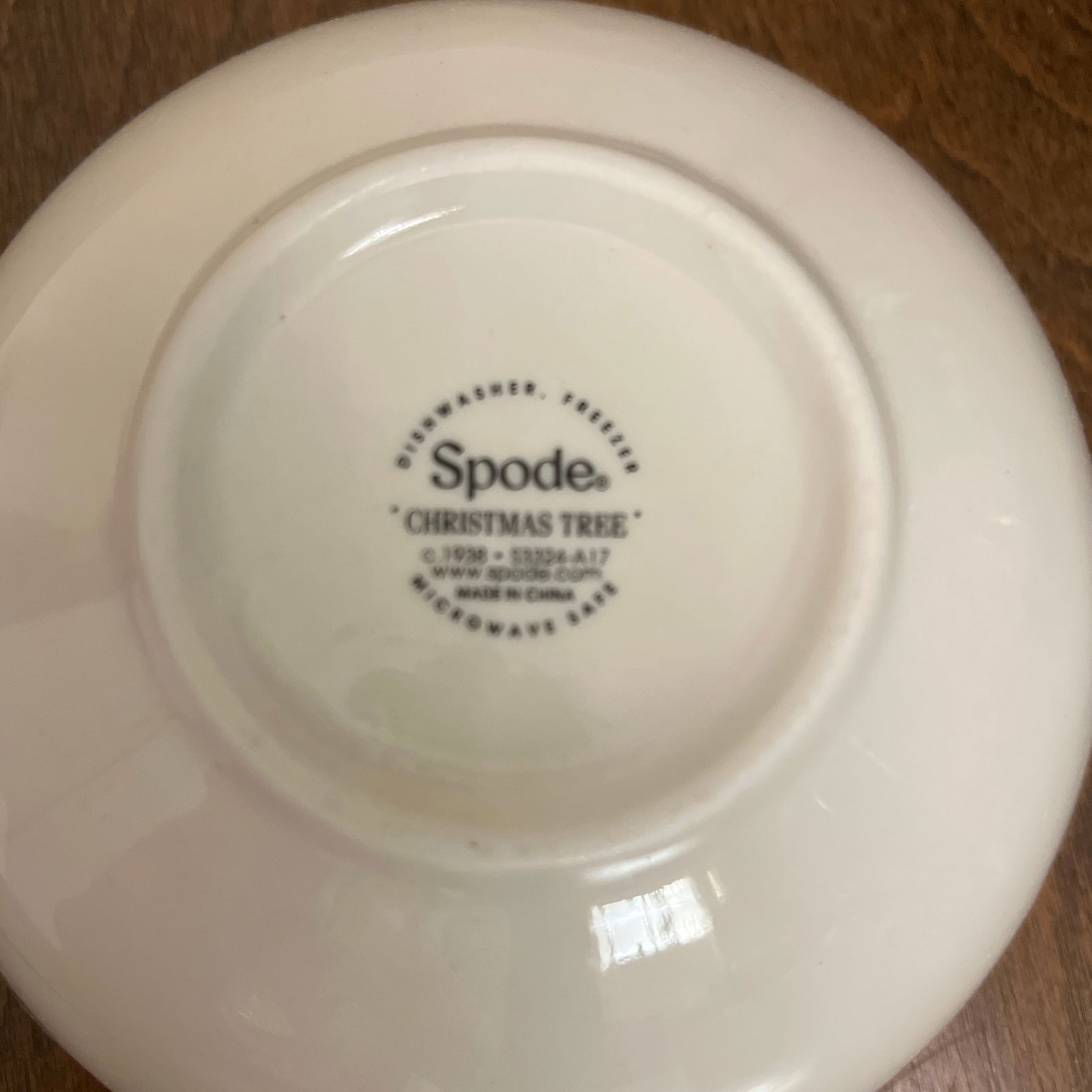 Vintage Candy Cane Bowl by Spode - 3