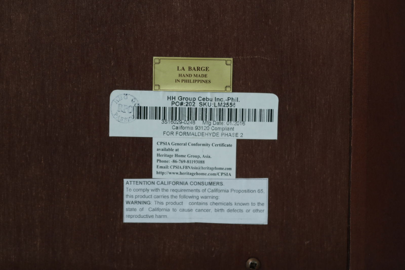 Labarge Gold Framed Federal Style Mirror 8210-28 - 7