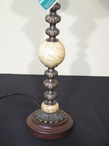 1990sWildwood Tall Decorator Table Lamp W. Shade - 4