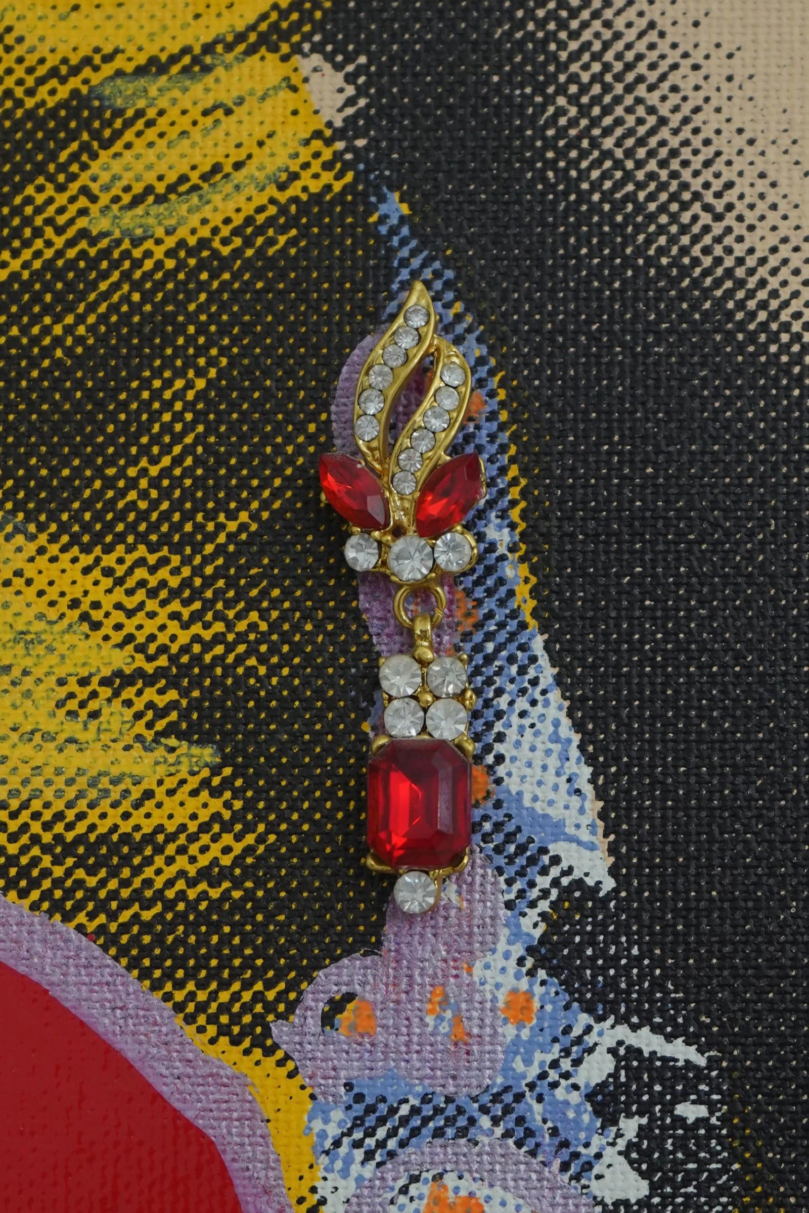 Steve Kaufman Marilyn Monroe Pop Style Oil Painting on Canvas - 4