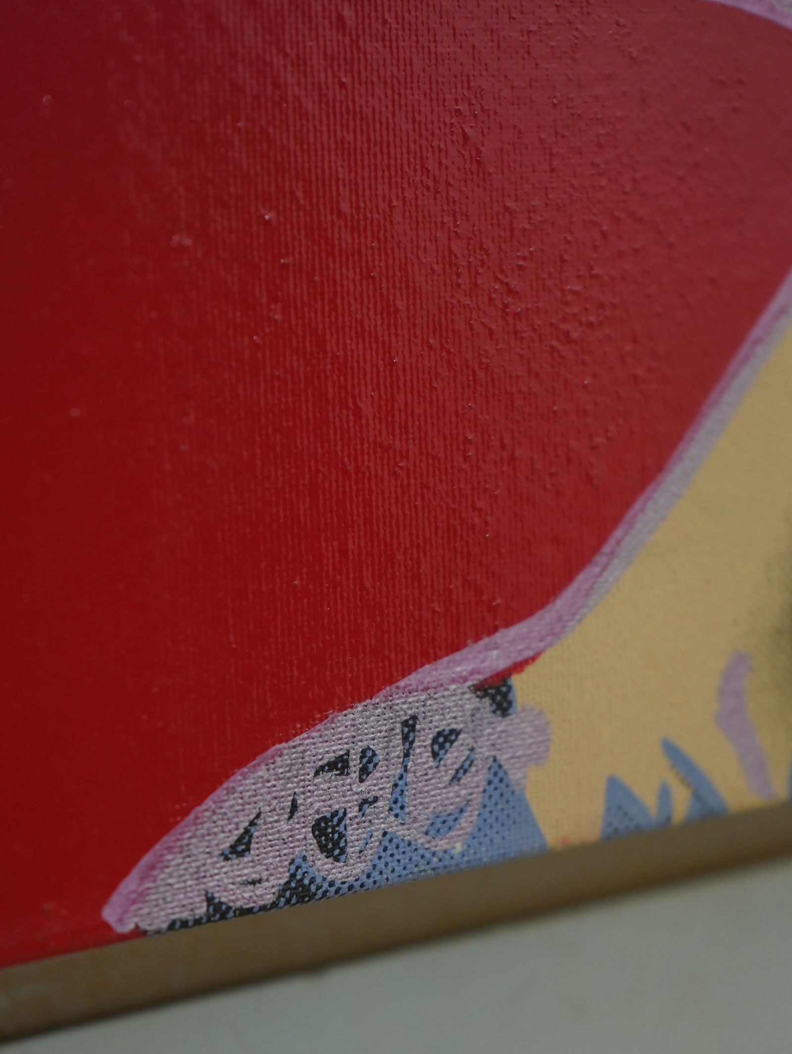 Steve Kaufman Marilyn Monroe Pop Style Oil Painting on Canvas - 5