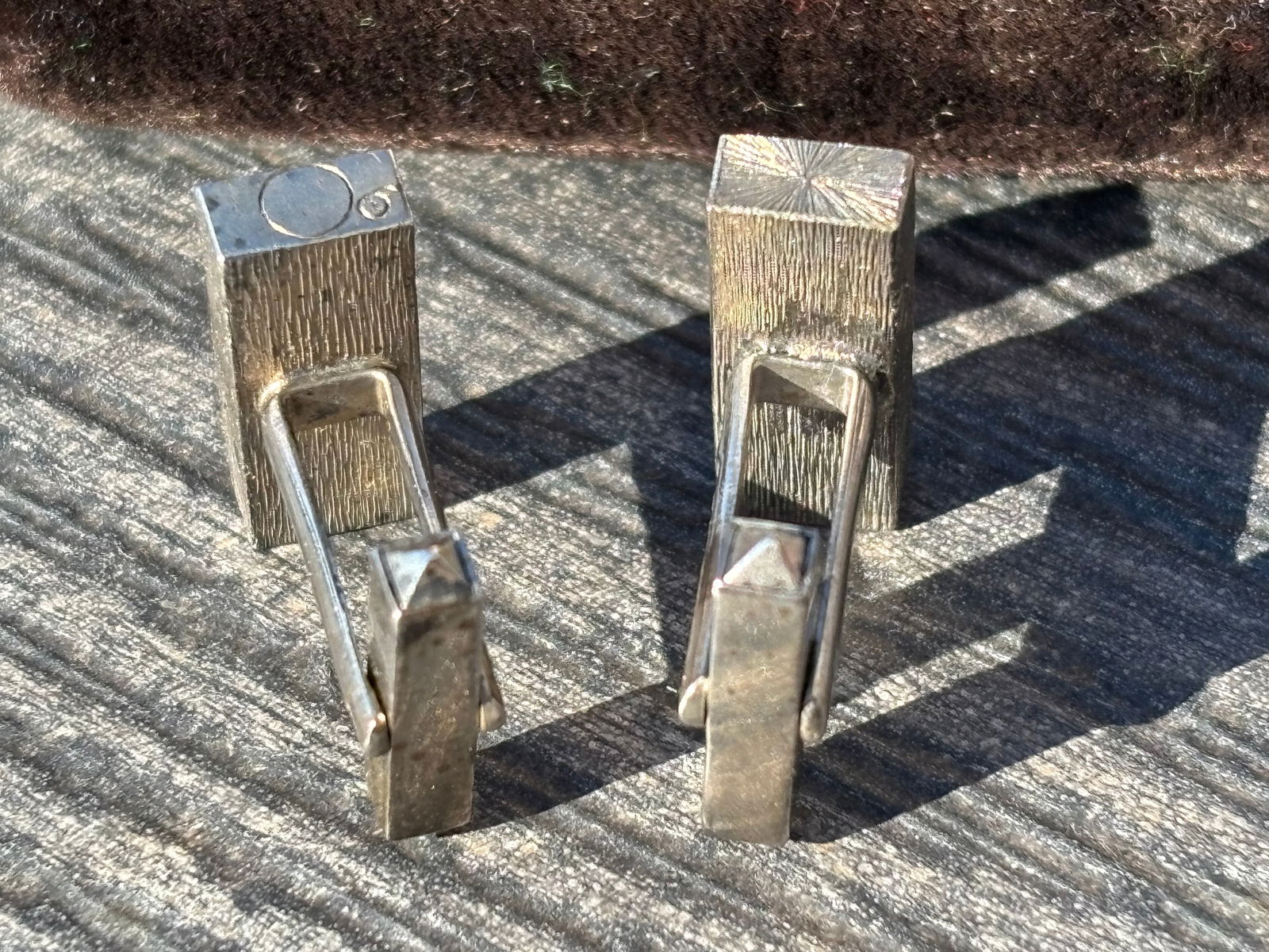 Dunhill! Fantastic Pair of Iconic 1970s Sterling Silver Lighter Cufflinks - 10