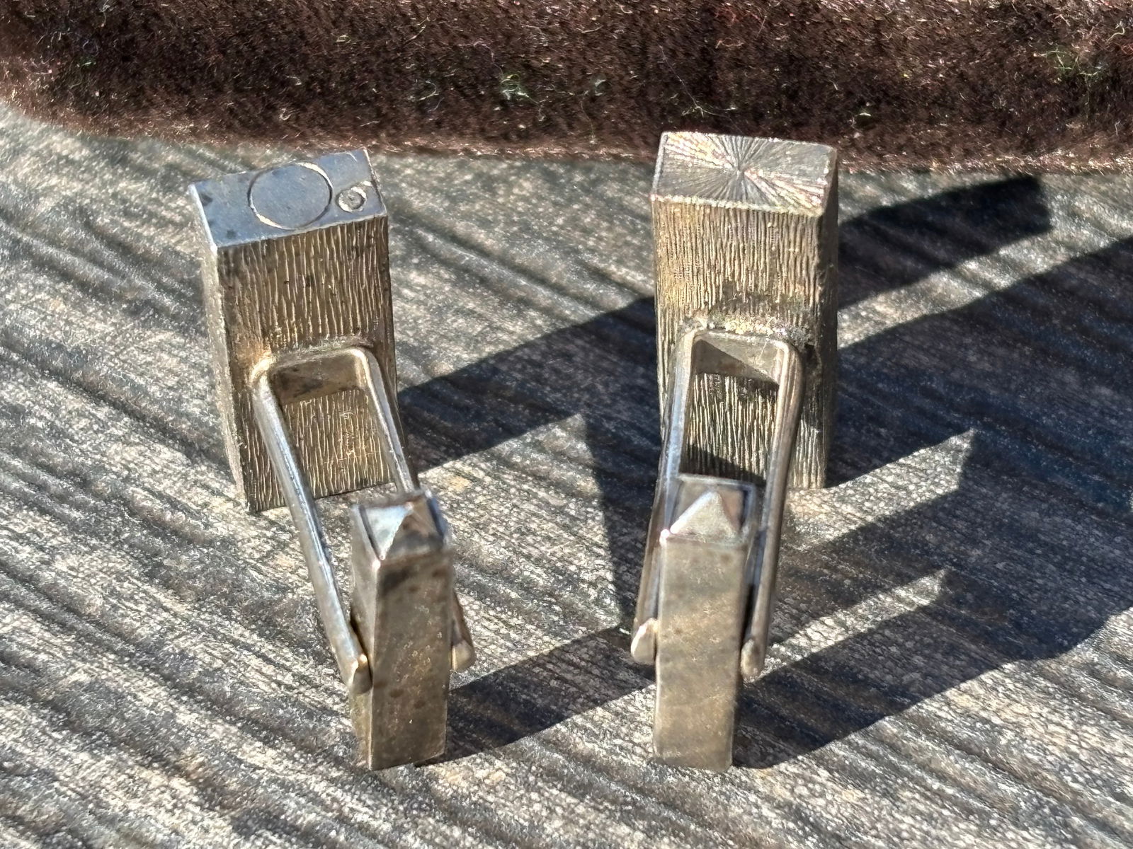 Dunhill! Fantastic Pair of Iconic 1970s Sterling Silver Lighter Cufflinks - 9