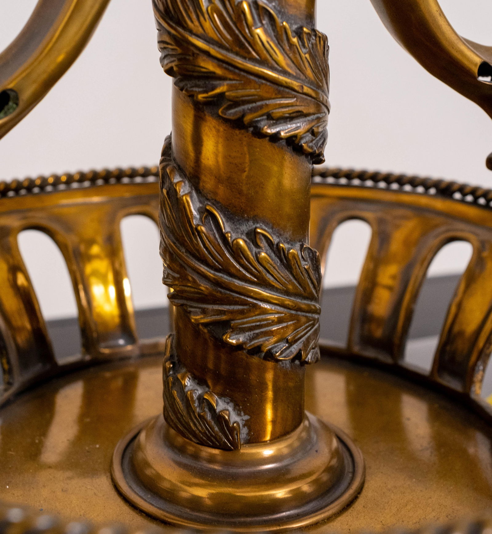 1990s Maitland Smith French Empire French Bouillotte Lamp - 12