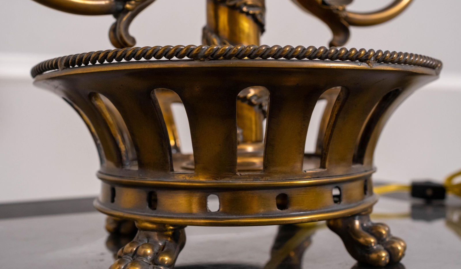 1990s Maitland Smith French Empire French Bouillotte Lamp - 16