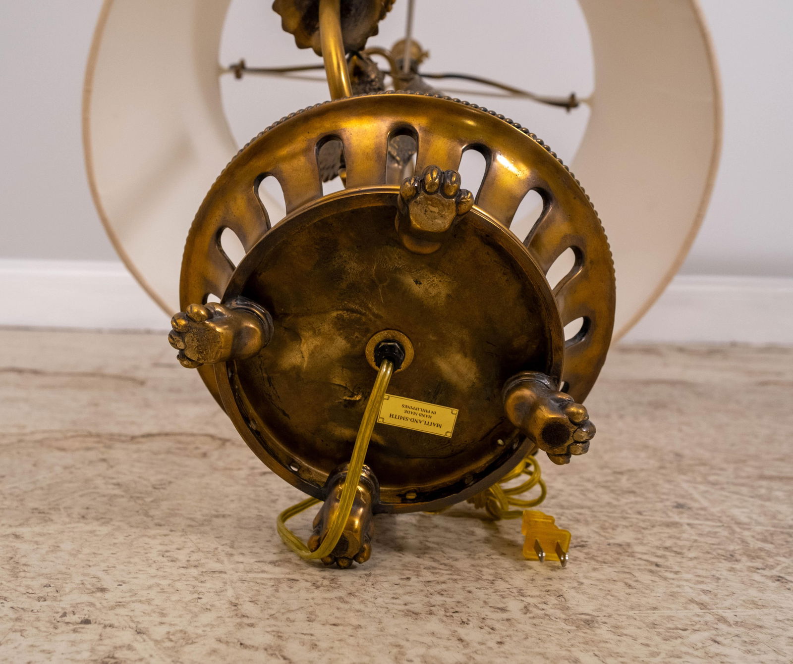 1990s Maitland Smith French Empire French Bouillotte Lamp - 17